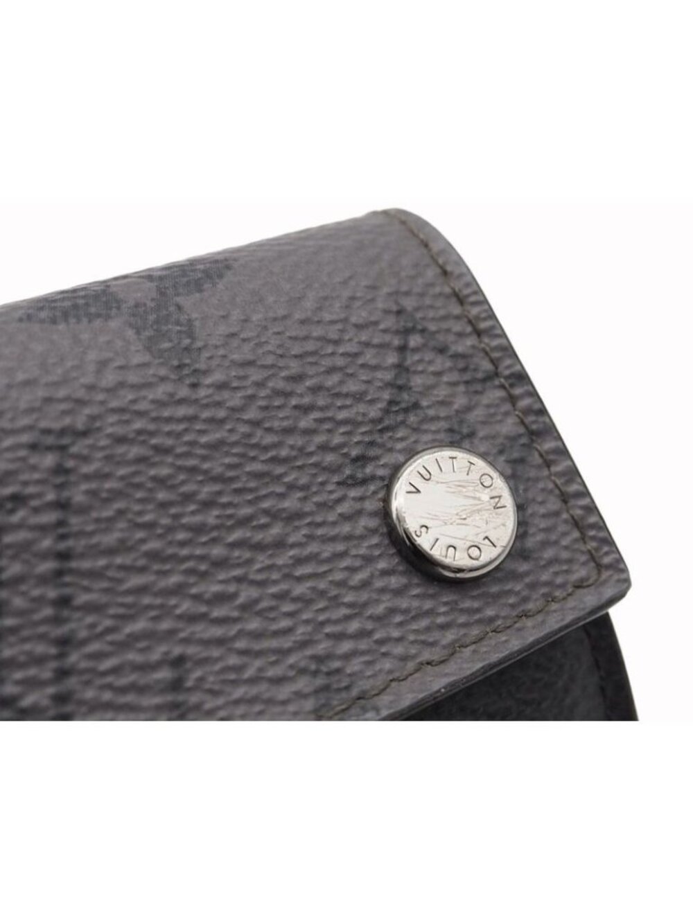 Louis Vuitton Discovery Compact Wallet Trifold Monogram Eclipse Canvas - Picture 8 of 15